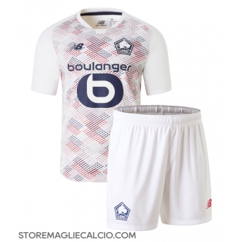Lille OSC Maglia Gara Trasferta Repliche 2024-25 Bambino